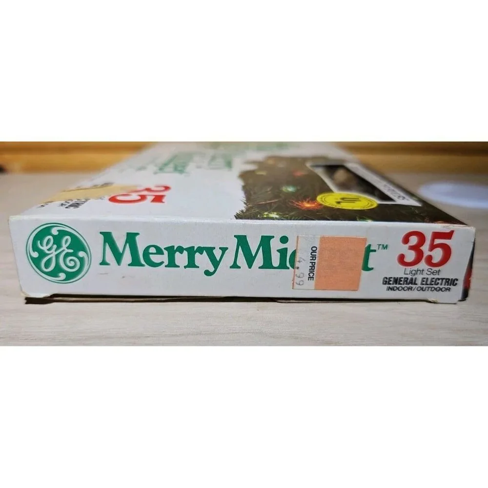 GE Merry Midget 35 Light Set Vintage Christmas Multicolor String Do Not Work